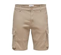Only & Sons – Short pour homme – Beige – Taille XXL