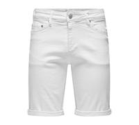 ONLY & SONS Short pour Homme, Blanc., XL
