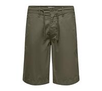 Only & Sons Short pour Homme, Vert Olive, XL