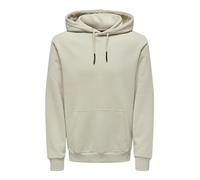 Sweat-shirt hommes Only & Sons ONSCERES HOODIE SWEAT NOOS Beige EU L