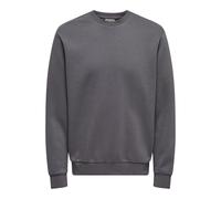 ONLY & SONS Sweat-Shirt Onsceres Crew Neck Noos pour Homme (1 pièce), Anthracite, L