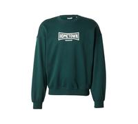 Only & Sons Sweat-shirt 'ONSTURNER' vert foncé / blanc, Taille M