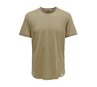 Only & Sons T-shirt Homme Onsbenne Longy SS Tee Nf 7822 Noos Chinchilla XXL