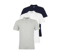 Only & Sons T-Shirt 'Gordon' bleu marine / gris / blanc, Taille S