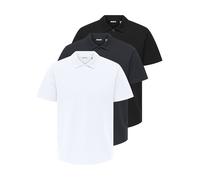 Only & Sons T-Shirt 'Gordon' bleu nuit / noir / blanc, Taille M