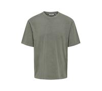 ONLY & SONS T-Shirt ONSDISTRESS RLX SS, Castor Gray, XL