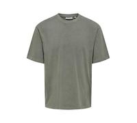 ONLY & SONS T-Shirt ONSDISTRESS RLX SS, Castor Gray, L