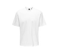 Only & Sons T-Shirt 'ONSFRED LIFE RLX SS TEE NOOS' blanc, Taille XL