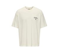 ONLY & SONS Tee Onsmilo Pasadena Ovs SS T-Shirt, Cloud Dancer, M Hommes