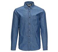 ONLY & SONS Tico Ls Shirt Noos Chemise Casual, Bleu Moyen Denim, L Homme