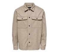 Only & Sons Veste mi-saison 'Ash' beige chiné, Taille S