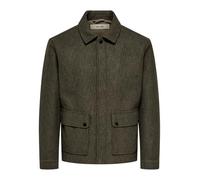 Only & Sons Veste mi-saison 'ONSConnor' marron chiné, Taille S