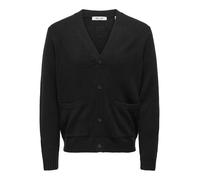 Only & Sons Onsmajor RLX Cardigan en Tricot, Noir, XXL