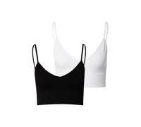 ONLY Soutien-gorge 'ONLVICKY' noir / blanc, Taille 70-75