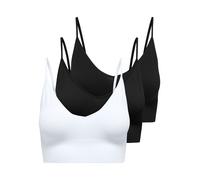 ONLY Soutien-gorge 'Vicky' noir / blanc, Taille 90