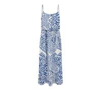 ONLY Strap Dress AOP Onlnova Life Elite Robe Maxi à Bretelles, Bleu Mazarine, 40 Femmes