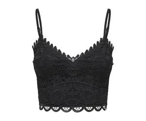 ONLY Strap Top Onlhoney JRS Haut à Bretelles, Noir, XS Femmes