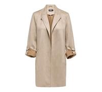 ONLY Suede Coat Onljoline Life CC OTW Manteau en Faux Daim, Gris Clair, S Femmes