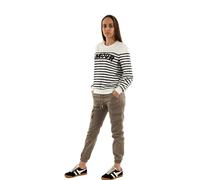 ONLY Sweat Allie Cloud Dancer Black + Print Amour M