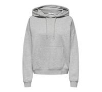 ONLY Femme Hoodie Oversize Onlsweat L/S Sweat À Capuche Surdimensionné Pkt SWT, Gris Clair Chiné, L EU