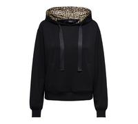 ONLY Onlalina Life Leo Detail Hood Box SWT, Noir, S Femme