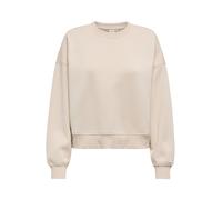 ONLY Onlbest L/S Crew Neck SWT Noos pour Femme, Pumice Stone, S