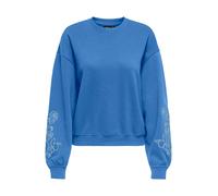 ONLY Sweat-shirt 'ONLBROOKE' bleu / blanc, Taille XS