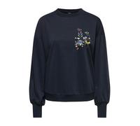 ONLY Sweat-shirt 'ONLBrooke' bleu marine / jaune / rose, Taille XS