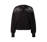 Only Onlbrooke L/S O-Neck Detail SWT, Noir, L Femme