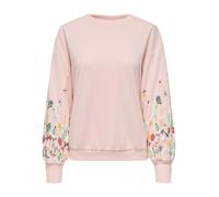 ONLY Sweat-shirt 'ONLBrooke' sapin / vert clair / rose / rouge sang, Taille S