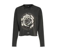 ONLY Sweat-shirt 'ONLLUCINDA' or / noir denim / blanc cassé, Taille M