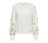 Only Sweat-Shirt pour Femme Onlbrooke, Cloud Dancer, XL
