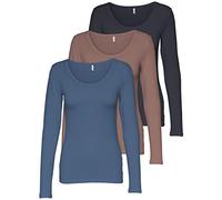 ONLY T-shirt à manches longues Onllive Love New Ls O-Neck pour femme