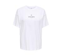 ONLY T-shirt bleu clair / violet clair / rose / blanc, Taille XS