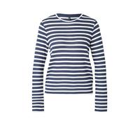 ONLY T-shirt bleu marine / blanc, Taille XS