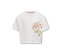 ONLY - T-shirt coton col rond manches courtes droit - Taille 8_years