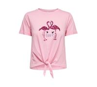 ONLY T-shirt 'DORA' bleu clair / rose / rose, Taille XS