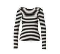 ONLY T-shirt 'HEIDI' noir / blanc, Taille XS