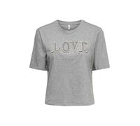 ONLY T-shirt 'ONLALICE' gris chiné, Taille XS