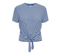 ONLY T-shirt 'ONLBELIA' bleu foncé / blanc, Taille L