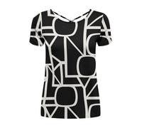 ONLY T-shirt 'ONLBERA' noir / blanc, Taille S