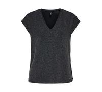 ONLY Neck Glitter Top Box JRS Onlcarol S/S Haut à Paillettes avec col en V, Noir, S Femmes