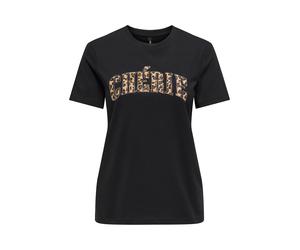 ONLY T-shirt 'ONLDITTE' chocolat / moka / noir, Taille M