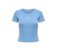 ONLY T-shirt 'ONLElva June' bleu clair / blanc, Taille XL