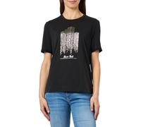 ONLY T-Shirt Onlfree Life Reg S/S City Top Box JRS pour Femme, Noir, L