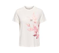 ONLY T-shirt 'ONLFREE' poudre / blanc cassé, Taille XS