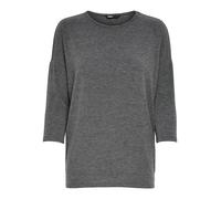 ONLY ONLGLAMOUR 3/4 Top JRS Noos, Gris foncé mélangé, M Femme