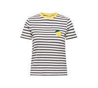 ONLY T-shirt 'ONLHEART' bleu marine / citron vert / vert / blanc, Taille M