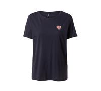 ONLY T-shirt 'ONLKita' bleu nuit / rose, Taille M