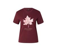 ONLY T-shirt 'ONLKita' or / rose / lie de vin, Taille S